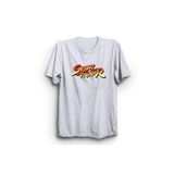 The Fame Street Fighter Fight Dövüş Oyun Game Beyaz Kadın T-shirt