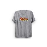 The Fame Street Fighter Fight Dövüş Oyun Game Gri Kadın T-shirt