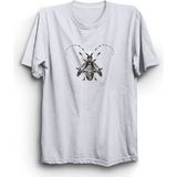 The Fame Tasarım Böcek Makine Mühendisi Machine Bug Engineer Beyaz Kadın T-shirt