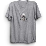 The Fame Tasarım Böcek Makine Mühendisi Machine Bug Engineer Gri Kadın T-shirt