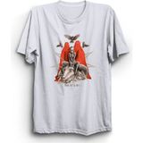 The Fame The Devil In I Gotik Skull Beyaz Kadın T-shirt