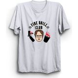 The Fame The Office Dwight Schrute Fire Drill Club Dizi Beyaz Kadın T-shirt