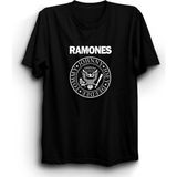 The Fame The Ramones, Classical Rock Metal Grup Tişörtü - Siyah