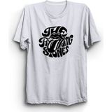 The Fame The Rolling Stones, Black Logo, Rock Metal Müzik Grubu Tişörtü - 3XL - Beyaz