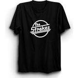 The Fame The Strokes, Logo, Rock Metal Grup Tişörtü - 4XL - Siyah
