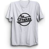 The Fame The Strokes, Logo, Rock Metal Grup Tişörtü - 5XL - Beyaz