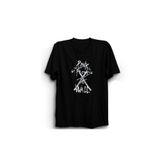 The Fame The Wall Black And White Rock Metal Müzik Grubu Kadın T-shirt