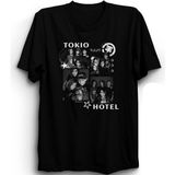 The Fame Tokio Hotel, Star 4, %100 Pamuk, Unisex Rock Metal Müzik Grubu Tişörtü - Siyah - 4XL