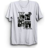 The Fame Tokio Hotel, Star 4, Rock Metal Müzik Grubu Tişörtü - Beyaz