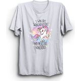 The Fame Unicorn Bitch Beyaz Kadın T-shirt