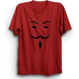 The Fame V For Vendetta V Film Kırmızı Kadın T-shirt