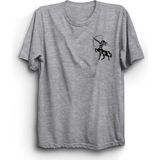 The Fame Yay Burcu Sagittarius Astroloji Gri Kadın T-shirt