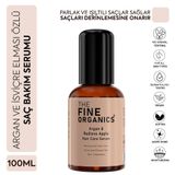 THE FINE ORGANICS Argan & Isviçre Elması Özlü Saç Bakım Serumu, 100ml