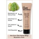 The Fine Organics Hint Dutu Özlü Beyazlatıcı Krem 100 ml Hassas Bölge ve Yüz İçin Nemlendirici