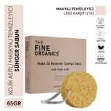 The Fine Organics Kojik Asit İçeren Leke ve Kararma Karşıtı Makyaj Temizleme Sabunu 65 gr