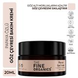 THE FINE ORGANICS Papaya Özlü Kırışıklık Ve Torbalanma Karşıtı Göz Çevresi Bakım Kremi, 20ml