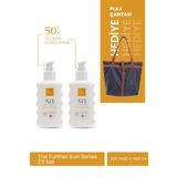 The Further Güneş Koruyucu Losyon Spf 50 Faktör Yetişkin 200 mL x 2 adet + Plaj Çantası Hediye