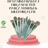 The Gencoo Etc Göz Farı Allık Fondöten Için Uygun 13'lü Makyaj Fırçası Seti Kompakt Tasarım Tr