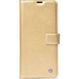 The Gencoo General Mobile 21 Pro Kılıf Tgco Kar Deluxe Kapaklı Kılıf-Gold
