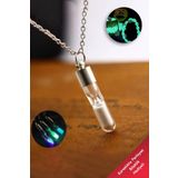 THE Gifts Karanlıkta Parlayan Kum Saati Neon Kolye (PARLAYAN BİLEKLİK HEDİYELİ)