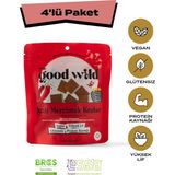 The Good Wild Acılı Mercimek Kraker | Glutensiz Vegan Atıştırmalık | Filizlendirilmiş Kırmızı Mercimek Unu | 4X55G - 55 gr