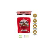 THE GOOD WİLD Acılı Mercimek Kraker | Glutensiz Vegan Atıştırmalık | Filizlendirilmiş Kırmızı Mercimek Unu | 4x55g