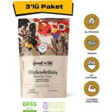 The Good Wild Filizlendirilmiş Bezelye Unu | Glutensiz Un | Vegan | Yüksek Lif | Glutensiz Ürün | 3X300 gr