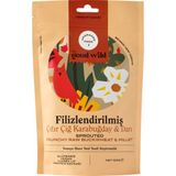 THE GOOD WİLD Filizlendirilmiş Çıtır Çiğ Karabuğday & Darı | Glutensiz Vegan Atıştırmalık | Yüksek Lif | 150 Gr