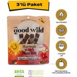 The Good Wild Hurmalı Kids Mini Bar | Glutensiz Vegan Atıştırmalıklar | Hurma Püresi | Bitter Çikolata | 3X55 gr