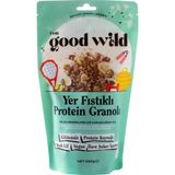 THE GOOD WİLD Yer Fıstıklı Protein Granola | İlave Şekersiz | Glutensiz Vegan Atıştırmalık | Yüksek Lif | 250 gr