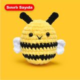 The Gookie Amigurumi Arı Tığ Kiti Eğitici Oyuncak Seti Renkli Tasarım 1 Adet