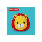 The Gookie Amigurumi Aslan Tığ Kiti, Amigurumi Örgü Seti, Tığ Işi Amigurumi Örgü Oyuncak Seti