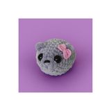 The Gookie Amigurumi Sad Hamster Tığ Kiti, Amigurumi Örgü Seti Tığ Işi Örgü Oyuncak