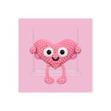 The Gookie Kalp Amigurumi Örgü Öğrenme Kiti | Videolu Tığ Işi Amigurumi Kalp Örgü Seti
