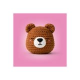 The Gookie Mini Ayı Bambam Tığ Kiti Yeni Başlayanlar İçin Videolu Amigurumi Örgü Oyuncak Seti