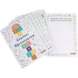The Grade 2-6 Yaş Yaz-Sil Sayıları Öğreniyorum ve Çarpım Tablosu Ikili Set Eğlenceli ve Eğitici Set.
