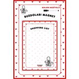 The Grade Activity Yaz sil Kalpli Shopping List Manyetik Buzdolabı Planlayıcı Magnetli planlayıcı Buzdolabı notluk