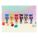 The Hedgehog 6lı Set kirpi Sonic oyuncak altı adet figür oyuncak7 cm