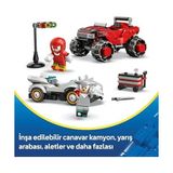 The Hedgehog Silver’ın Arabası, Knuckles’ın Canavar Kamyonuna Karşı 77118 – 8+ Çocuklar Için Knuckles ve Silver Minifigürleri Içeren Yaratıcı Oyuncak Yapım Seti, Hediye Fikri (378 Parça)