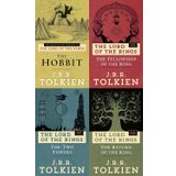 The Hobbit & The Lord of the Rings 4 Books Collection Set By J.R.R. Tolkien (The Fellowship of the Ring, The Two Towers, The Return of the King)