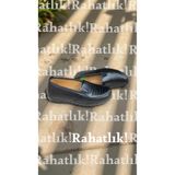 The Hope Shoes Kadın Siyah Düz Deri Taban Tam Ortopedik Topuk Jelli 34...43 Numara Anne Ayakkabısı