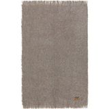 The House Of Lyria Madornale Mohair ve Yün Karışımlı Battaniye Gri - 200 x 145 cm