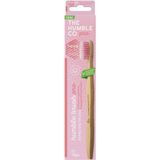 The Humble Co. Bambu Diş Fırçası 0.01 mm İnceltilmiş Yumuşak Spiral Kıllar Pembe Pro Serisi