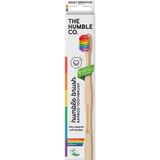 The Humble Co. Bambu Diş Fırçası Yetişkin Sensitive Ultra Yumuşak Gökkuşağı Renkli