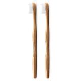 The Humble Co Bambu Diş Fırçası Yetişkin Soft Yumuşak Beyaz (2 paketi)