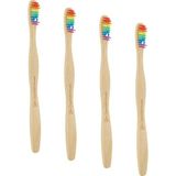 The Humble Co. Brush Orta Proud Edition Renkli Yetiştkin Diş Fırçası (4 paketi)