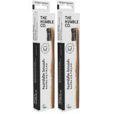 The Humble Co. Co Bambu Diş Fırçası Yetişkin Sensitive Ultra Yumuşak Siyah (2 paketi)