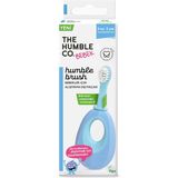 The Humble Co. - Humble Brush Baby Bebekler için Alıştırma Diş Fırçası - Mavi (TAVSİYE YAŞ 6+ Ay - 2 Yaş)