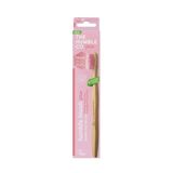 The Humble Co. Humble Brush Pro Line Yetişkin Soft Lila 0.01 İnceltilmiş Hegzagonal Fırça Kılları İçeren Bambu Diş Fırçası