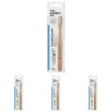The Humble Co. - Humble Brush Travel Kit - Mini Seyahat Seti (Yetişkinler için) (Yetişkin Diş fırçası ve 7 gr Diş Macunu) (4 paketi)
